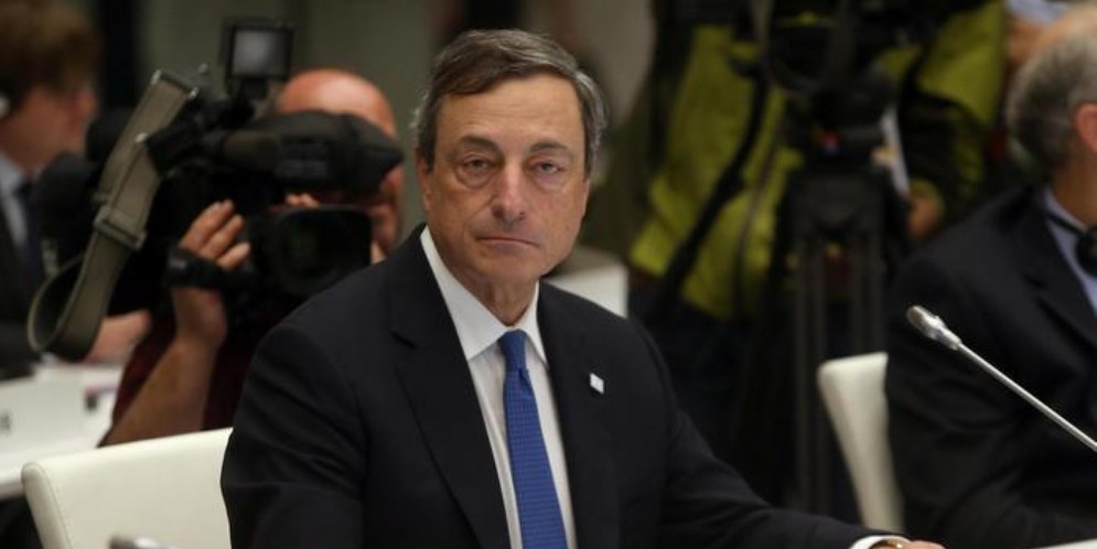 Il Presidente della BCE, Mario Draghi