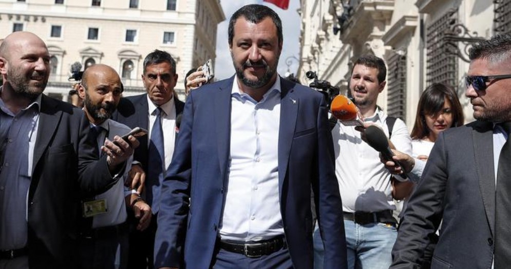Il Ministro dell'Interno, Matteo Salvini
