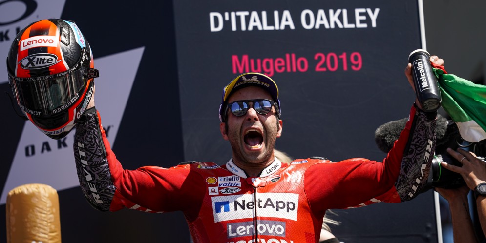Danilo Petrucci sul podio del Mugello