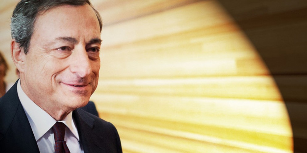 Il Presidente della BCE, Mario Draghi