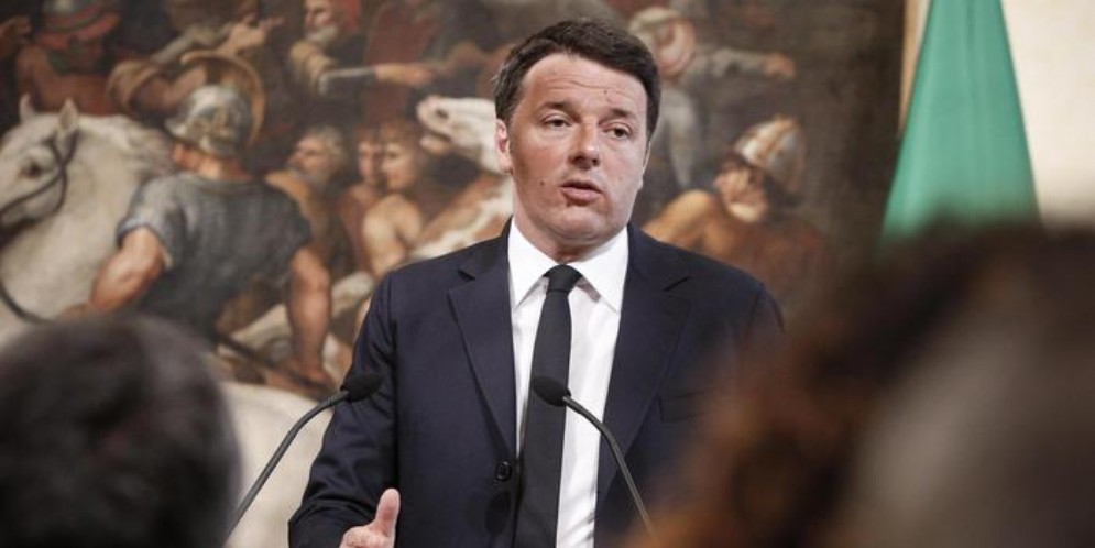 L'ex Segretario del PD, Matteo Renzi