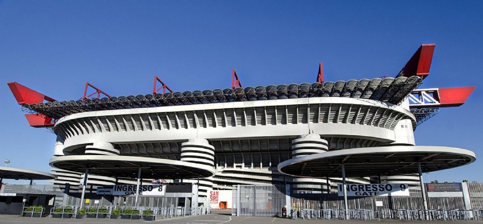 Lo stadio di San Siro ospita le gare casalinghe di Inter e Milan