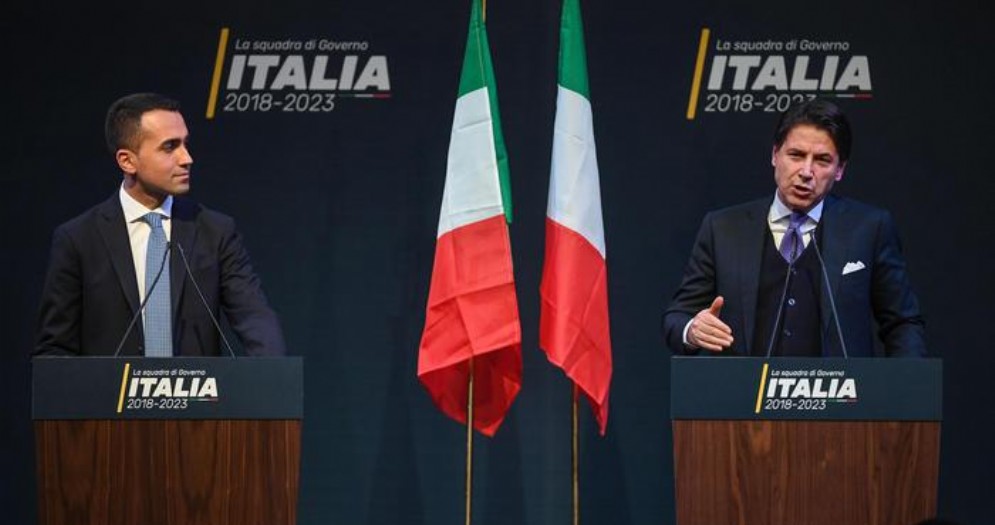 Luigi Di Maio con il Premier, Giuseppe Conte