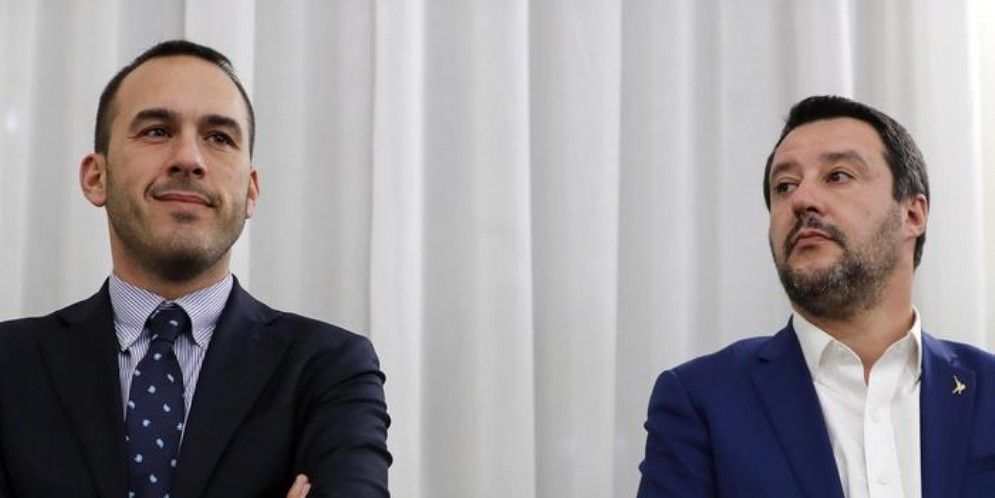 Manlio Di Stefano e Matteo Salvini