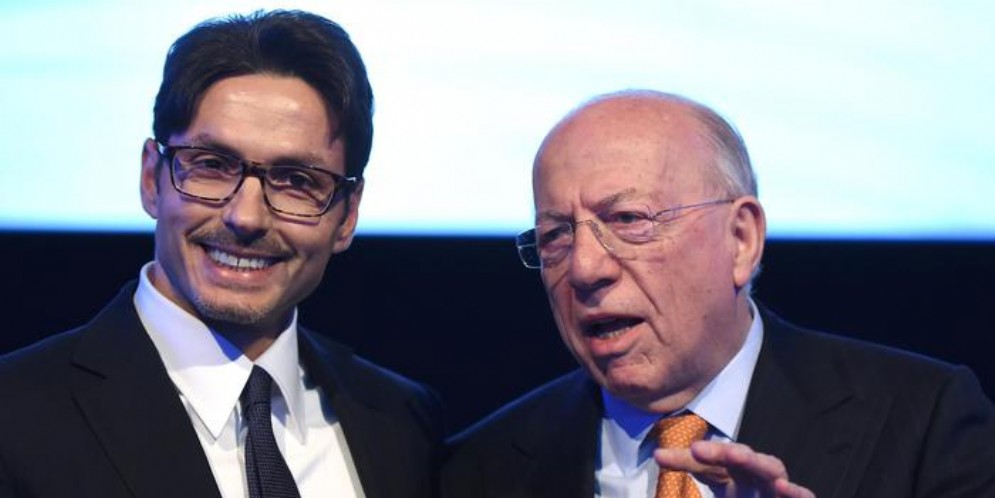 Pier Silvio Berlusconi con Fedele Confalonieri