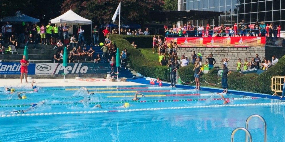 Frazione a nuoto alla Rivetti