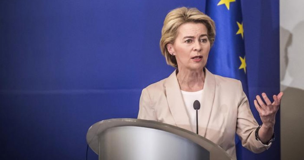 Il Presidente della Commissione europea, Ursula von der Leyen