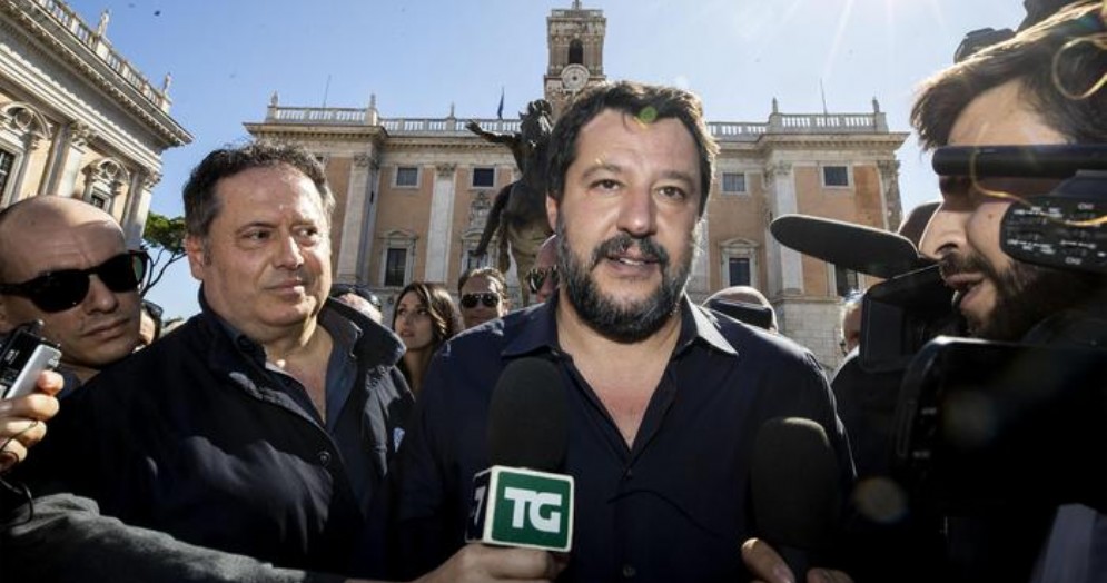 Il leader della Lega, Matteo Salvini