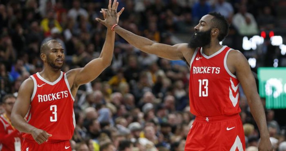 James Harden con la maglia degli Houston Rockets
