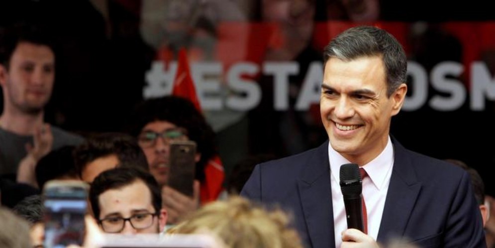 Pedro Sanchez, leader del Partito Socialista spagnolo