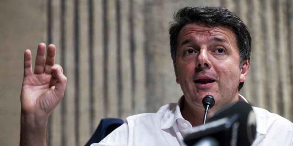 Il Segretario di Italia Viva, Matteo Renzi