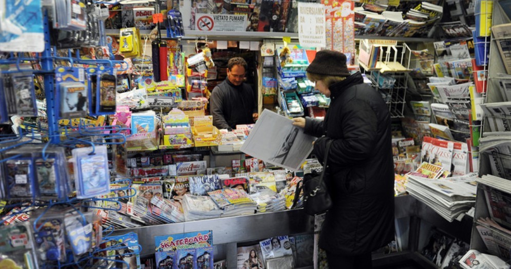 Editoria: il 2019 anno nero per giornali e periodici, in edicola ricavi -10%