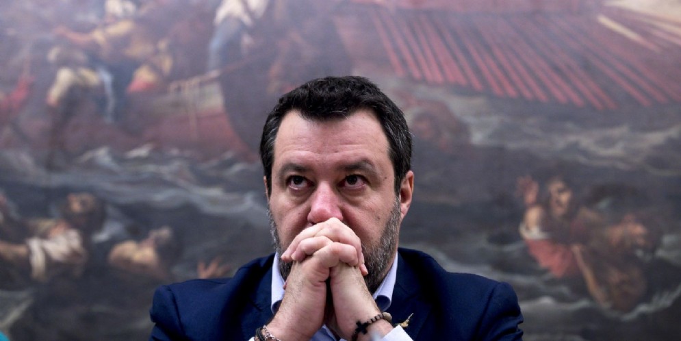 Il leader della Lega, Matteo Salvini