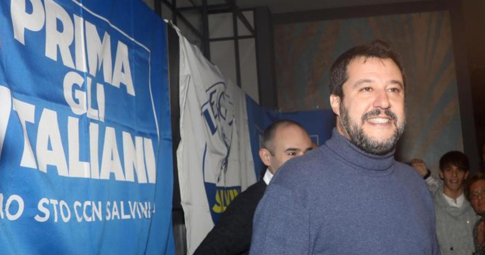 Il leader della Lega, Matteo Salvini