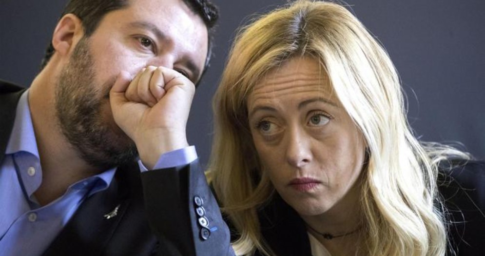 Matteo Salvini e Giorgia Meloni
