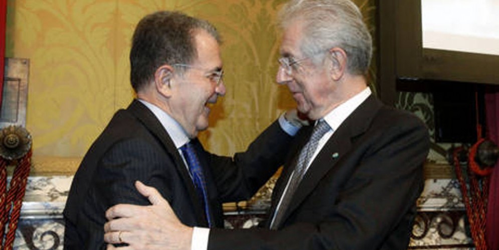Romano Prodi e Mario Monti