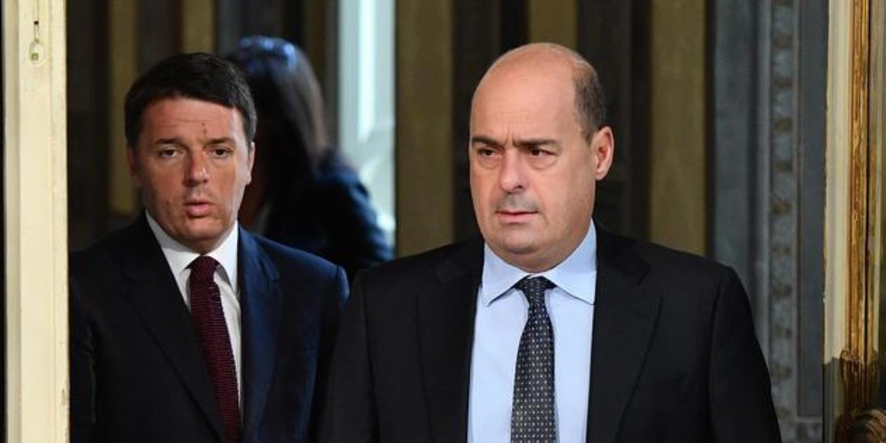 Matteo Renzi e Nicola Zingaretti