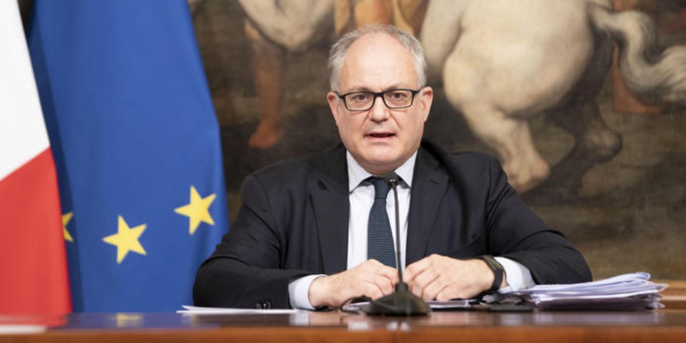Il Ministro dell'Economia, Roberto Gualtieri