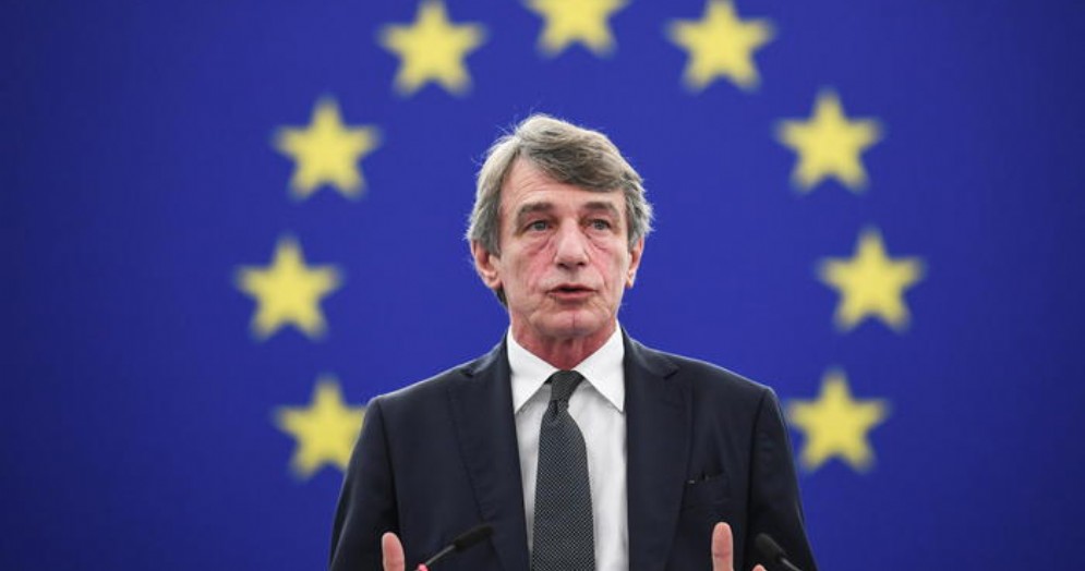 Il Presidente del Parlamento europeo, David Sassoli