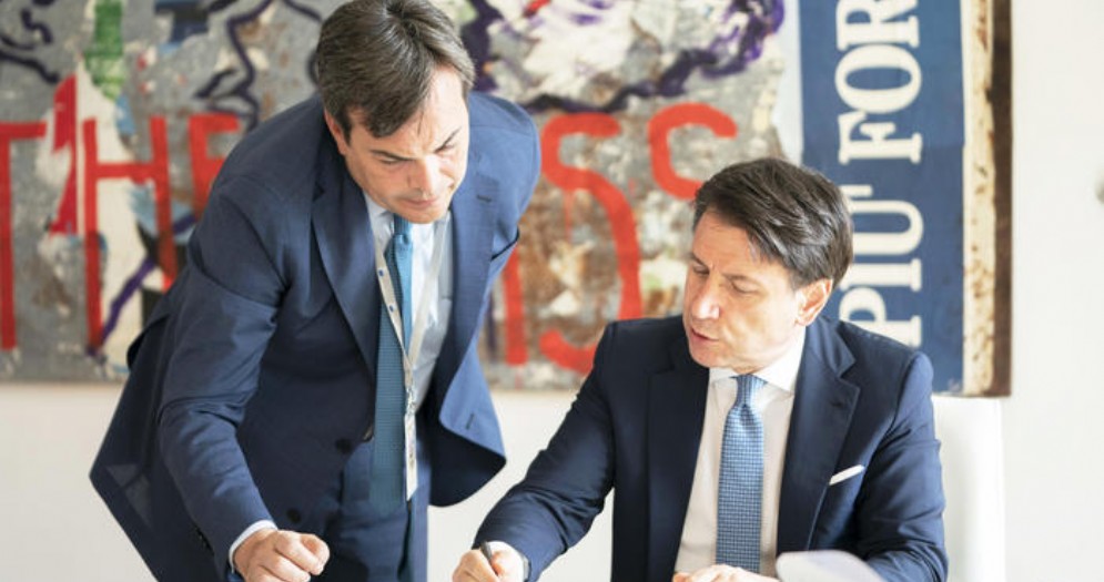 Il Presidente del Consiglio, Giuseppe Conte