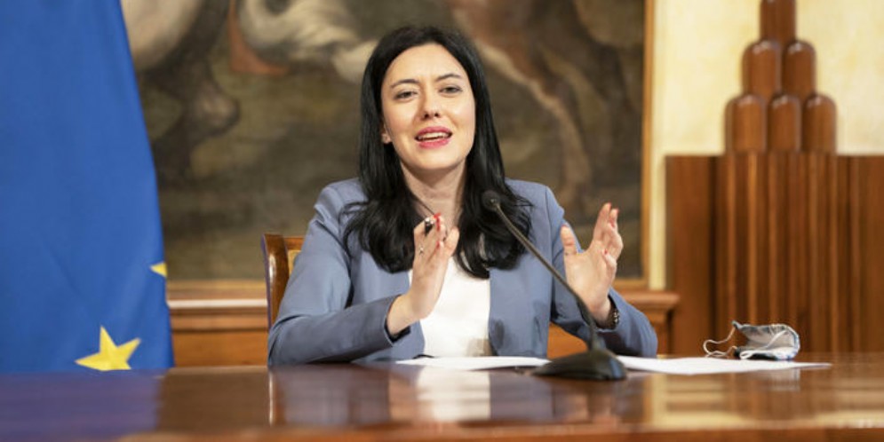 Il Ministro dell'Istruzione, Lucia Azzolina