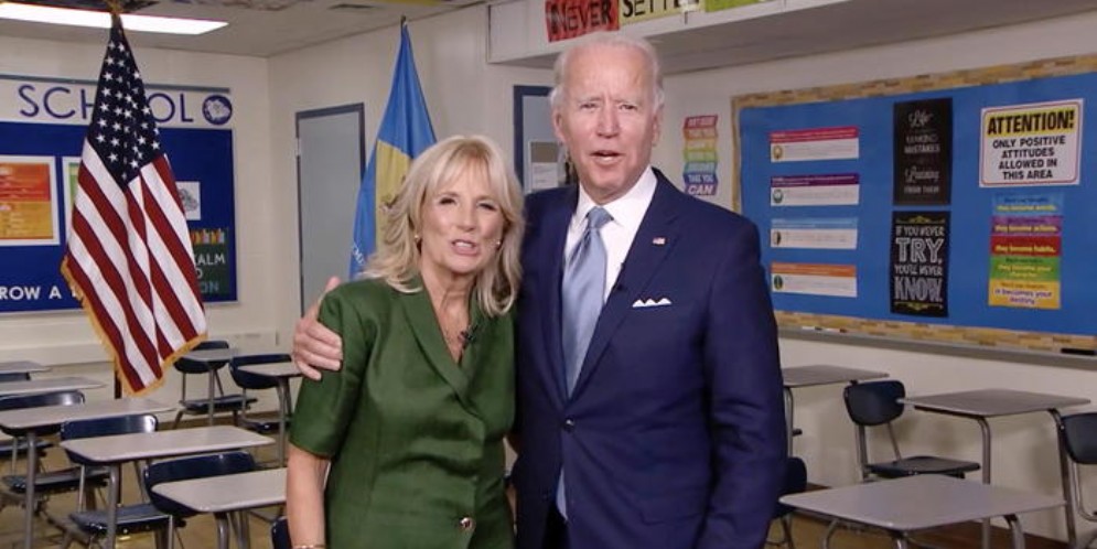 Joe Biden con la moglie Jill