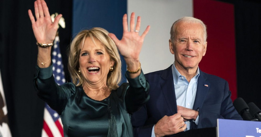 Jill Biden con il marito Joe