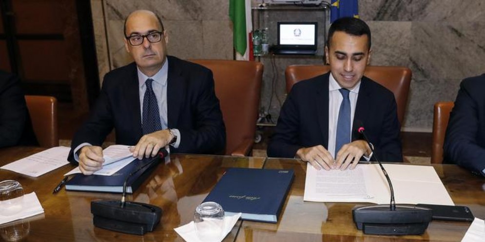 Nicola Zingaretti e Luigi Di Maio