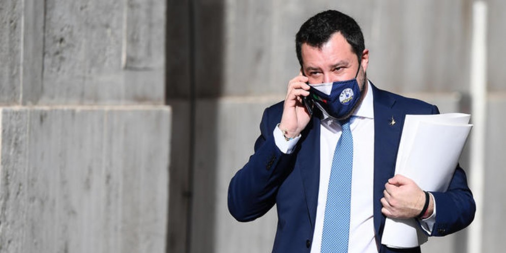 Il Segretario della Lega, Matteo Salvini