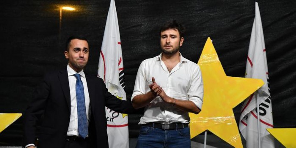 Luigi Di Maio con Alessandro Di Battista