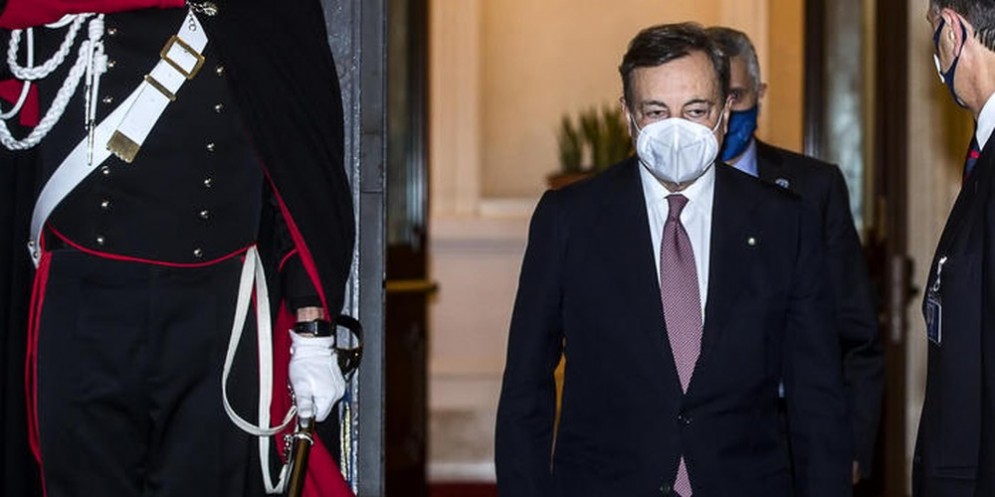 Il Presidente del Consiglio, Mario Draghi