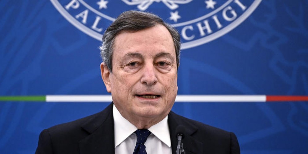 Il Presidente del Consiglio, Mario Draghi