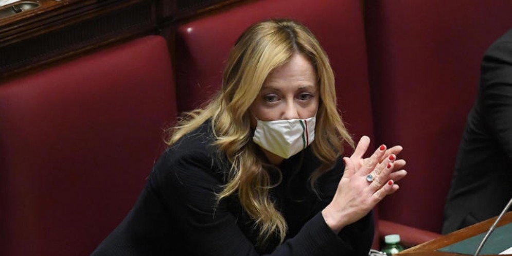 Il Presidente di Fratelli d'Italia, Giorgia Meloni