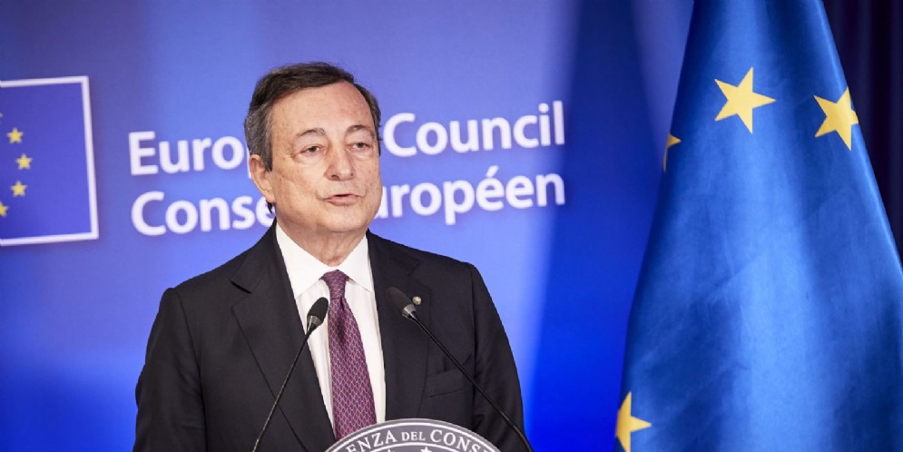 Il Presidente del Consiglio, Mario Draghi
