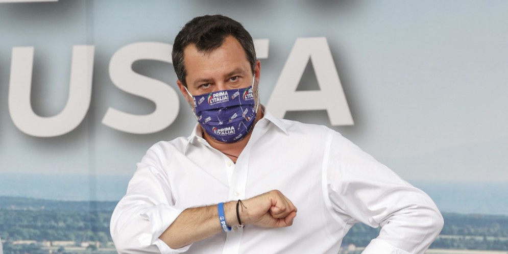 Il leader della Lega, Matteo Salvini