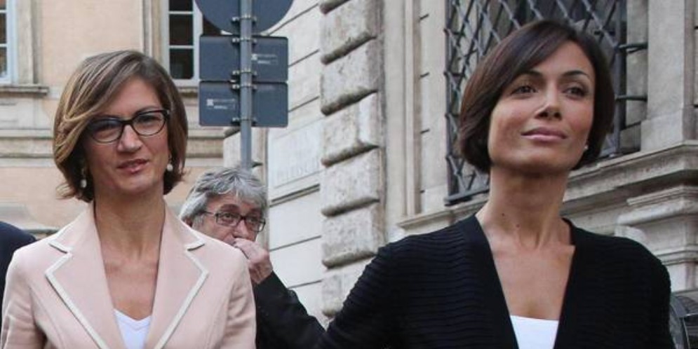 I Ministri Mariastella Gelmini e Mara Carfagna