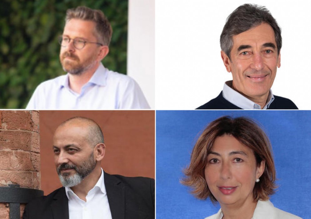 Matteo Lepore, Fabio Battistini, Stefano Sermenghi e Dora Palumbo