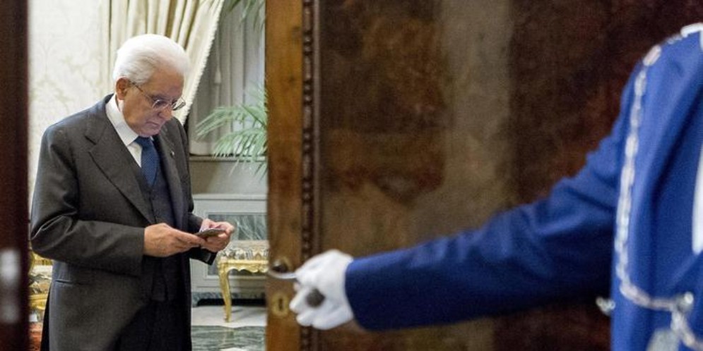 Il Presidente della Repubblica, Sergio Mattarella