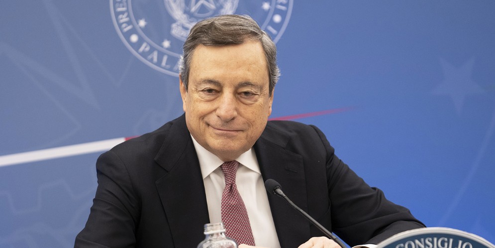 Il Presidente del Consiglio, Mario Draghi